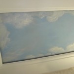 Роспись потолка с эффектом неба